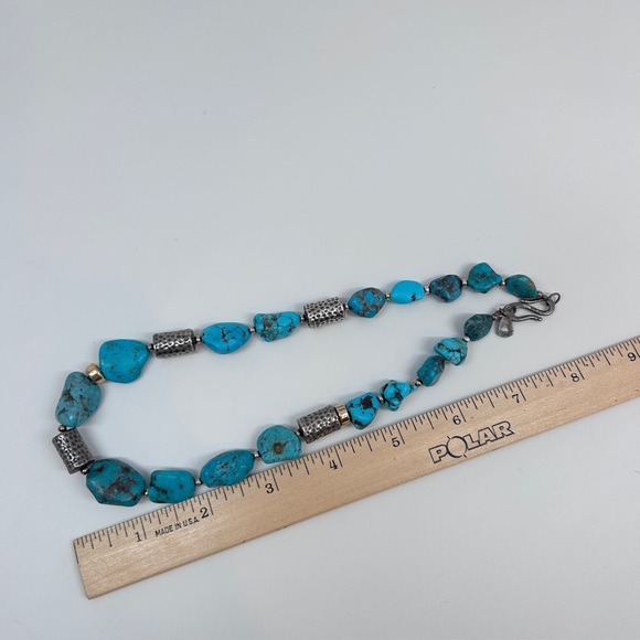 Silpada Designs Chunky Turquoise and Sterling Silver Necklace‎ - Picture 3 of 3